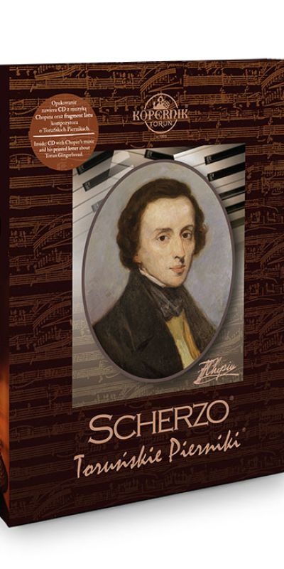 Chopin Gingerbread hearts in chocolate